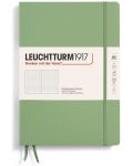 Тефтер Leuchtturm1917 Composition - B5, светлозелен, страници на точки, твърди корици - 1t