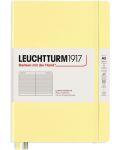 Тефтер Leuchtturm1917 - Medium A5, страници на редове, Vanilla - 1t