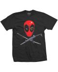 Тениска Rock Off Marvel Comics - Deadpool Crossbones - 1t