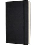 Тефтер с твърди корици Moleskine Classic Dotted Expanded Version - Черен, страници на точки - 2t