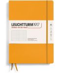 Тефтер Leuchtturm1917 Composition - B5, оранжев, страници на точки, твърди корици - 1t
