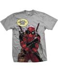 Тениска Rock Off Marvel Comics - Deadpool Nerd - 1t