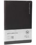 Тефтер Pininfarina Notes - Черен, 64 листа, страници на точки - 2t