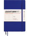 Тефтер Leuchtturm1917 New Colours - А5, бели листове, Ink, меки корици - 1t