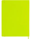 Тефтер с твърди корици Moleskine Classic Ruled XL - Lemon Green, редове - 3t