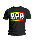 Тениска Rock Off Bob Marley - Rasta Band Block - 1t