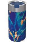 Термочаша Quokka Boost - Blue Jungle, 400 ml - 1t