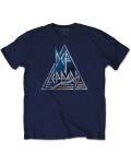 Тениска Rock Off Def Leppard - Triangle Logo - 1t