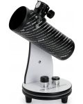 Телескоп Celestron - FirstScope 76, бял/черен - 5t