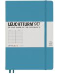 Тефтер Leuchtturm1917 Medium - A5, светлосин, страници на редове - 1t