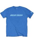 Тениска Rock Off Billie Eilish - Blue Racer Logo - 1t