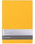 Тефтер Hugo Boss Essential Storyline - B5, с редове, жълт - 1t