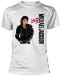 Тениска Plastic Head Music: Michael Jackson - Bad (White) - 1t