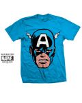 Тениска Rock Off Marvel Comics - Captain America Big Head - 1t