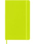 Тефтер с твърди корици Moleskine Classic Ruled - Lemon Green, редове - 2t