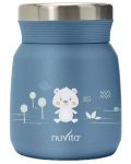 Термо кутия за храна Nuvita - 300 ml, Powder Blue - 1t
