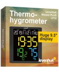 Термохигрометър Levenhuk - Wezzer PLUS LP10, черен - 2t