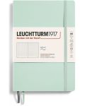 Тефтер Leuchtturm1917 Natural Colors - A5, светлозелен, страници на точки, меки корици - 1t