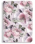 Тетрадка Black&White Crystal Garden - В5, 80 листа, асортимент - 2t