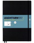 Тефтер Leuchtturm1917 Master - A4+, черен, бели страници - 1t