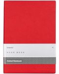 Тефтер Hugo Boss Essential Storyline - A5, страници на точки, червен - 1t