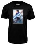 Тениска Star Wars - Rey, черна - 1t