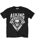 Тениска Rock Off Asking Alexandria - Skull Shield ( Pack) - 1t