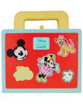 Тефтер Loungefly Disney: Mickey Mouse - Mickey & Friends Lunchbox - 3t
