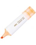 Текст маркер Deli Macaron - ES621S, пастелно оранжево - 2t