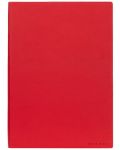 Тефтер Hugo Boss Essential Storyline - A6, бели листа, червен - 2t