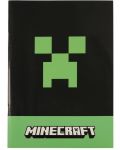 Тетрадка Graffiti Minecraft - Greeper, А5, с широки редове - 1t