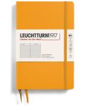 Тефтер Leuchtturm1917 Paperback - B6+, оранжев, линиран, твърди корици - 1t