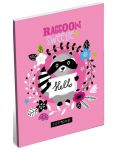 Тефтерче А7 Lizzy Card - Lollipop Raccoon Sweetie - 1t