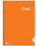Тетрадка Keskin Color Cool - А5, 40 листа, широки редове, асортимент - 1t