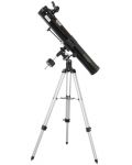 Телескоп Omegon - N 76/900 EQ-2, черен - 1t