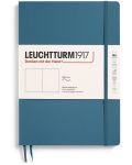 Тефтер Leuchtturm1917 Composition - B5, син, бели листове, меки корици - 1t