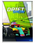 Тетрадка Lastva - Drift, A4, 52 листа, широки редове, асортимент - 3t