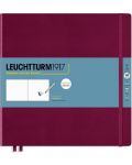Тефтер Leuchtturm1917 Sketchbook - Квадратен, бордо - 1t