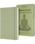 Тефтер с твърди корици Moleskine Passion - Wellness, зелен - 2t