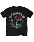 Тениска Rock Off Ramones - Vintage Wings Photo - 1t