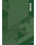 Тетрадка Lastva Unicolor - A4, 96 листа, карирани листове, асортимент - 1t