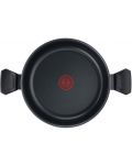 Тенджера с капак Tefal - Simply Clean B5674653, 24 cm, черен - 2t