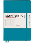 Тефтер Leuchtturm1917 - Medium A5, страници на точки, Ocean - 1t