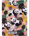 Тетрадка Cool Pack Panda Gang - A5, 32 листа, малки квадратчета - 2t