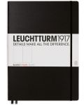 Тефтер Leuchtturm1917 Master Classic - А4+, бели страници, черен - 1t