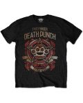 Тениска Rock Off Five Finger Death Punch - Badge of honour - 1t