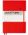 Тефтер Leuchtturm1917 Master Classic - А4+, бели страници, червен - 1t