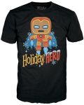 Тениска Funko Marvel: Iron Man - Gingerbread Iron Man - 1t