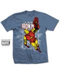 Тениска Rock Off Marvel Comics - Iron Man Stamp - 1t