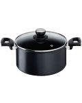 Тенджера Tefal - Unlimited G2554672, 24 cm, черна - 1t